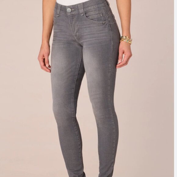 Democracy Stretch Gray Denim "Ab"solution® Jegging 6 - Picture 1 of 2